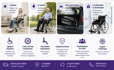 Инвалидна количка FORTE PLUS