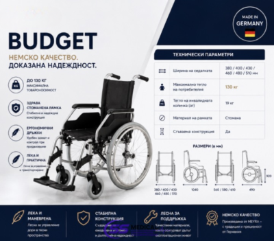 Инвалидна количка BUDGET